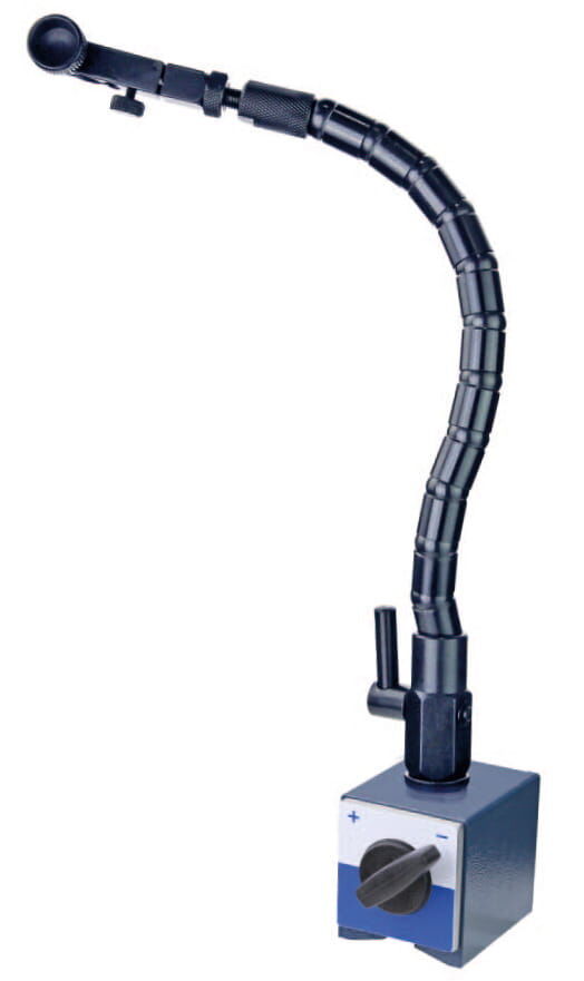 320 mm Flexibles Messstativ mit Klemmzange, mechanischer Zentralklemmung, für Rohr Ø35 mm, Blech 30 mm - Metav IndustryLine
