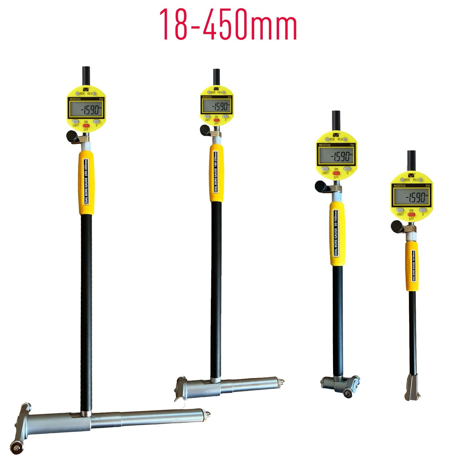 Höhenmessgerät, Präzisionsmessgerät, Messgerät, gelber Messkopf, Messständer