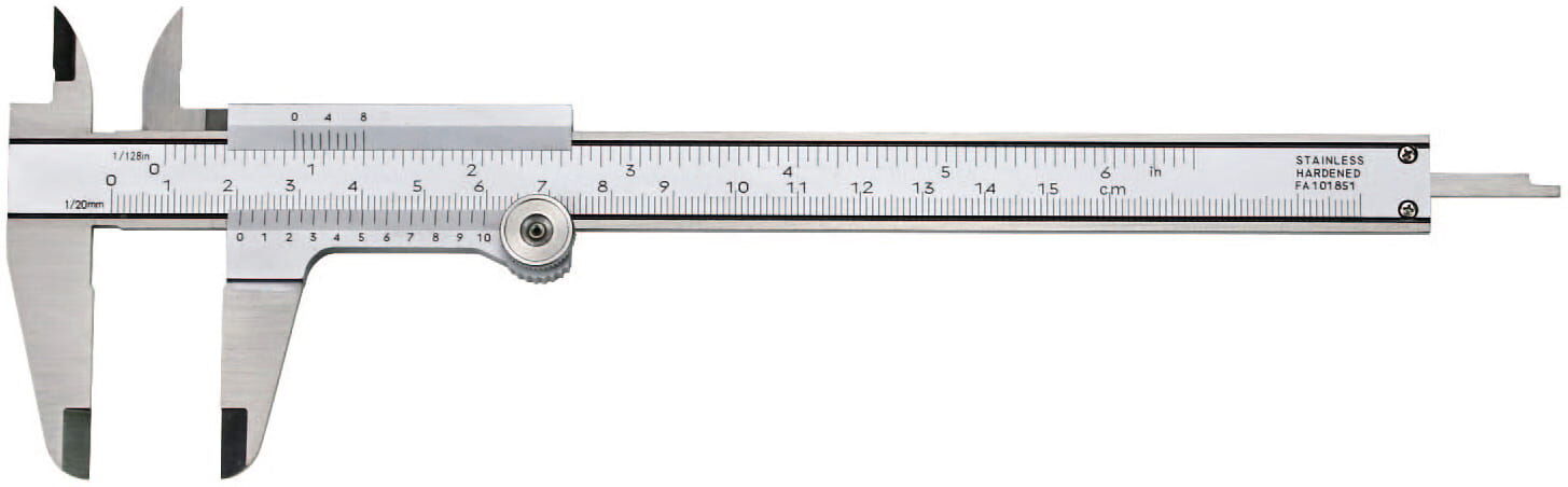 150mm Taschen-Messschieber Mit Feststellrad, DIN 862