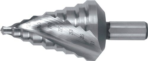 Bohrer, Fräser, Kühlkanaldres, Stufenbohrer, Metall