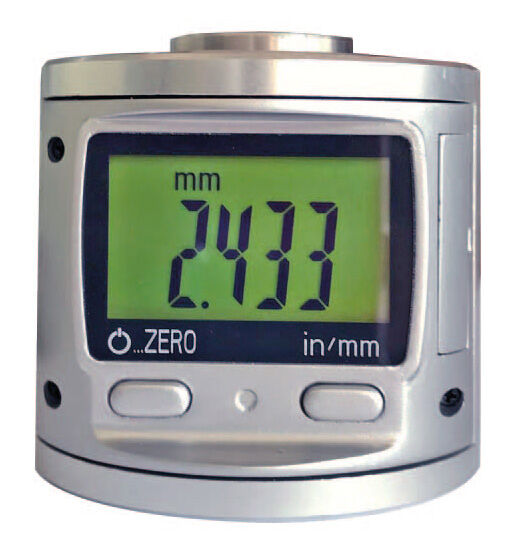 0-? mm Z‑Achse‑Einstellgerät mit Digitalanzeige, 0,001mm Auflösung, mit Dauermagnet - Metav IndustryLine