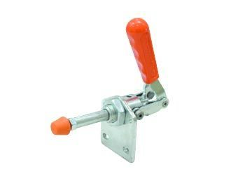 Kukamet Schubstangenspanner: Verzinkter Hebelspanner, orange Griff & Kappe, M6x40 Spindel