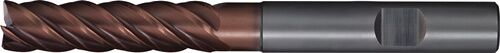3mm Solid Carbide End Mill Type N 12mm Cutting Length TiAlN Coating, 3xD Cutting Length - TECWERK