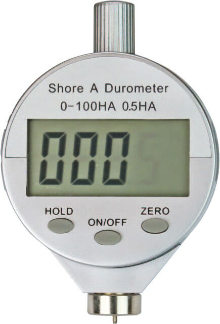 0-100 A0 Digitaler Shore-Härteprüfer, Ablesung 0,5, ballige Messfläche R=2,5 mm, Kasten - Metav IndustryLine