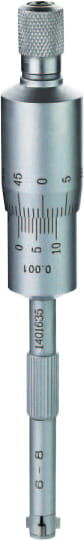 50-100mm Dreipunkt-Innenmessschrauben-Satz, 0,005mm, mit Einstellring und Verlängerung, Kasten, Satz mit 4 Stück - Metav IndustryLine