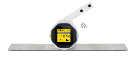 360° Digital-Winkelmesser, 0,001° Ablesung, Color 1.5" Touchscreen, ISO 17025 kalibriert - Microtech Metrology