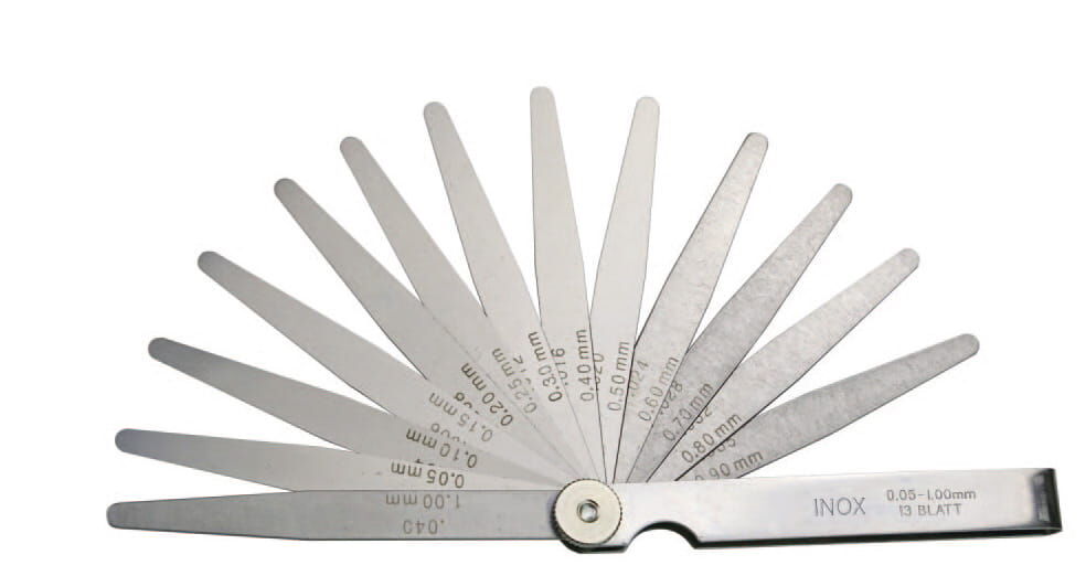 2,0mm Fühlerlehrensatz 21‑tlg., konisch, Spezialstahl - Metav IndustryLine