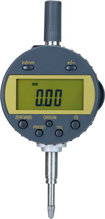 50 mm Digital-Messuhr, 0,001 mm Auflösung, drehbare Absolute Anzeige 0–330° , IP54 - Metav IndustryLine