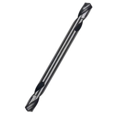 2,5mm HSS‑G Doppelendbohrer 135° geschliffen, 10mm Spiralänge, Handbohrer‑geeignet, schwarz ohne Fase - MetavCUT