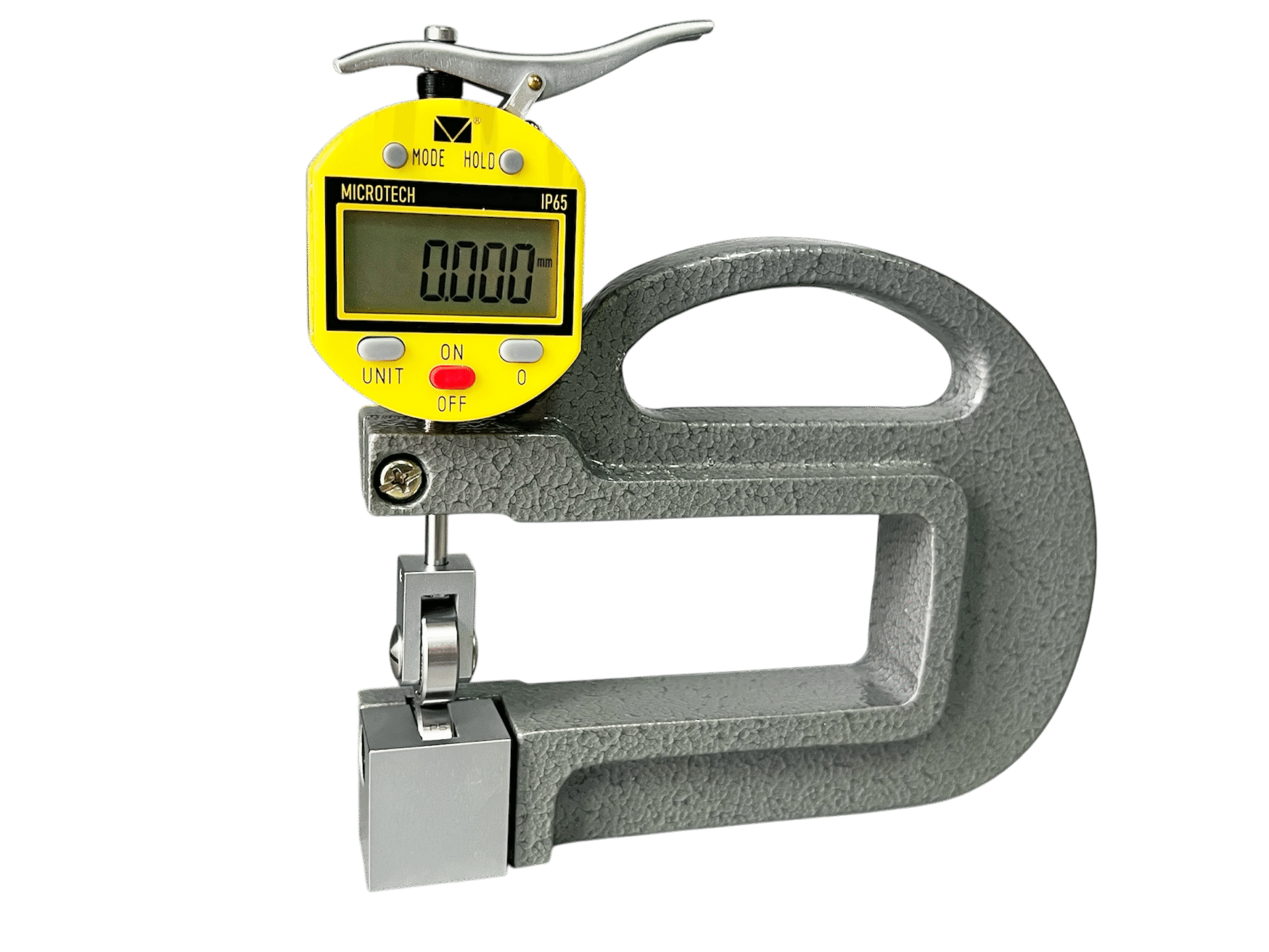 12mm Digitales Dicken-Messgerät, 0,001in Auflösung, für Folien, kalibriert, 0,012mm Genauigkeit - Microtech Metrology