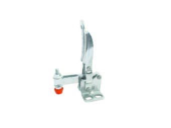 Kukamet Vertikalspanner 211: Verzinkter Metallspanner mit 62mm Haltearm und orangefarbener Spindel, Seitenansicht