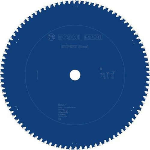 Kreissägeblatt, Zahnteil, Metallblatt, blaue Farbe, Bosch Experte