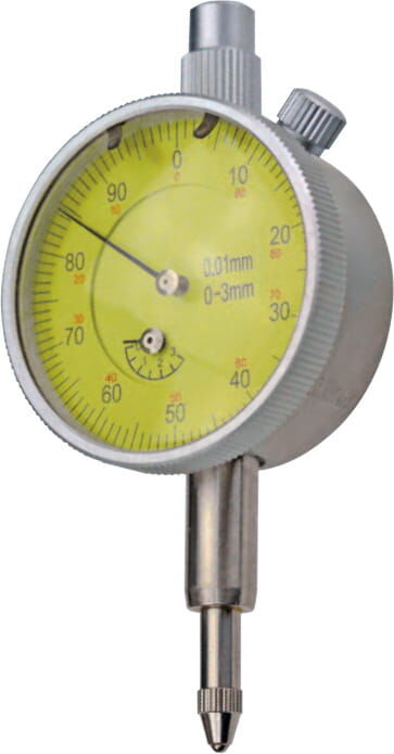 5 mm Messuhr, 0,01 mm Teilstrich, d=40 mm, drehbarer Außenring - Metav IndustryLine