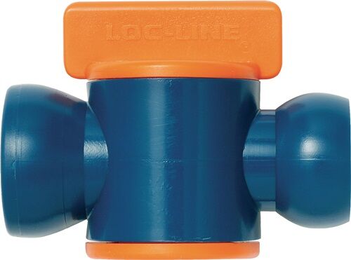 Fitting, Ventil, Plastic, Blau, Orange
