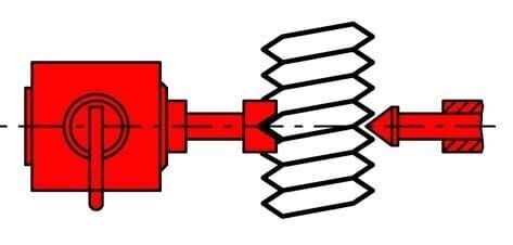 Microtech Metrology Messschraube: Technische Zeichnung Gewindemessung, scharfe Ambossbacken, Spindel