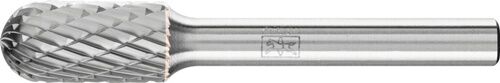 PFERD Frässtift 10mm Walzenrundform: Hartmetall mit Verzahnung 3 PLUS, Schaft-Ø 6mm, Detailansicht