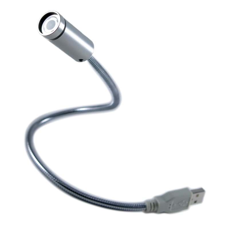 USB-Leuchte für alle Dino-Lite Mikroskope. Mit USB-Anschluss und gebogener Stange.