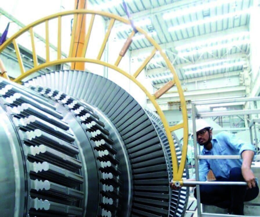 turbine,  turbine gear,  industrial machine,  turbine rotor,  wartung