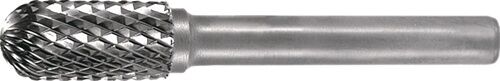 Frässtift Hartmetall Kreuzverzahnung WRC D.8mm - Kopf-L.18mm, Schaft-Ø 6mm mit DIN 8033 TECWERK
