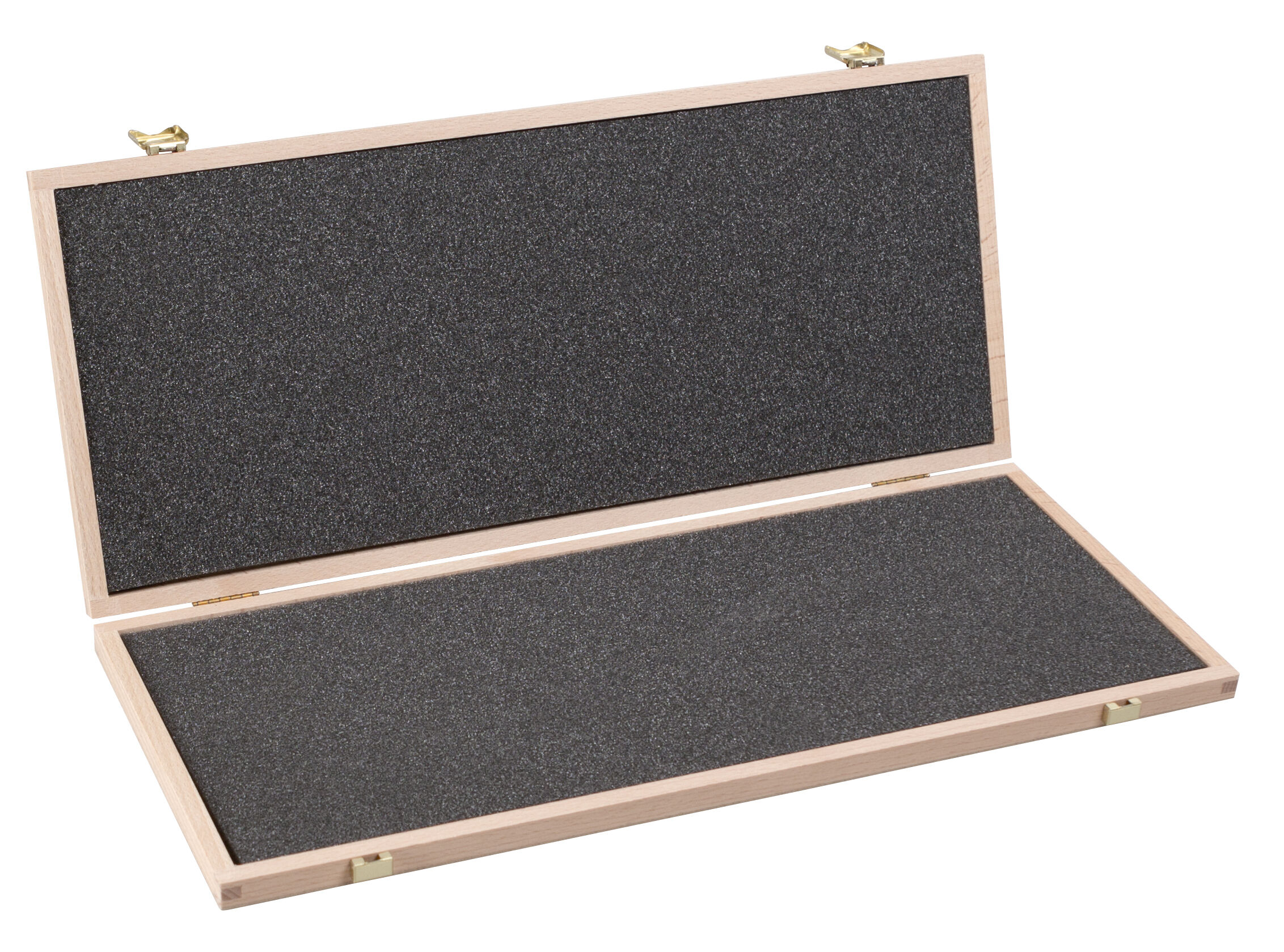 435x175x20mm Holzetui mit Schaumeinlage für Messschieber bis 400mm - Metav IndustryLine