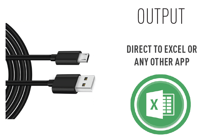 5m USB-C Daten- und Ladekabel für Microtech Data Met Instruments - Microtech Metrology