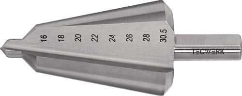 Gravierbohrer, Winkelbohrer, Vielflankenschliff, HSS-Coatings, Durchmesser 16-30.5mm