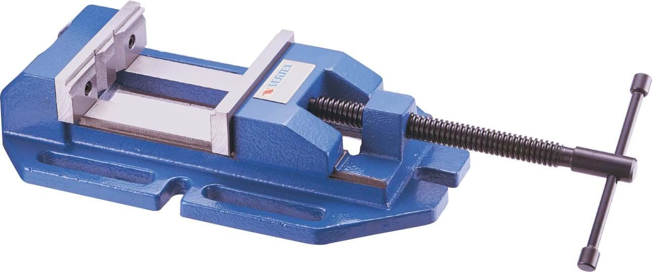 0-128 mm Bohrschraubstock mit Prismabacken, 450 kgf Klemmkraft - Vertex