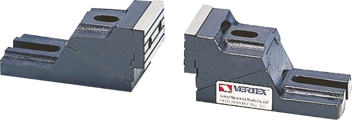 75x67x150mm Spannbacken einstellbar, Klemmkraft 900 kgf, 7,5 kg, inkl. 2x M12x75L & 2x M12x125L - Vertex