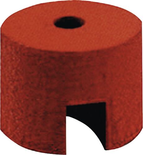 rot, toilettenpapier, rolle, kern, loch
