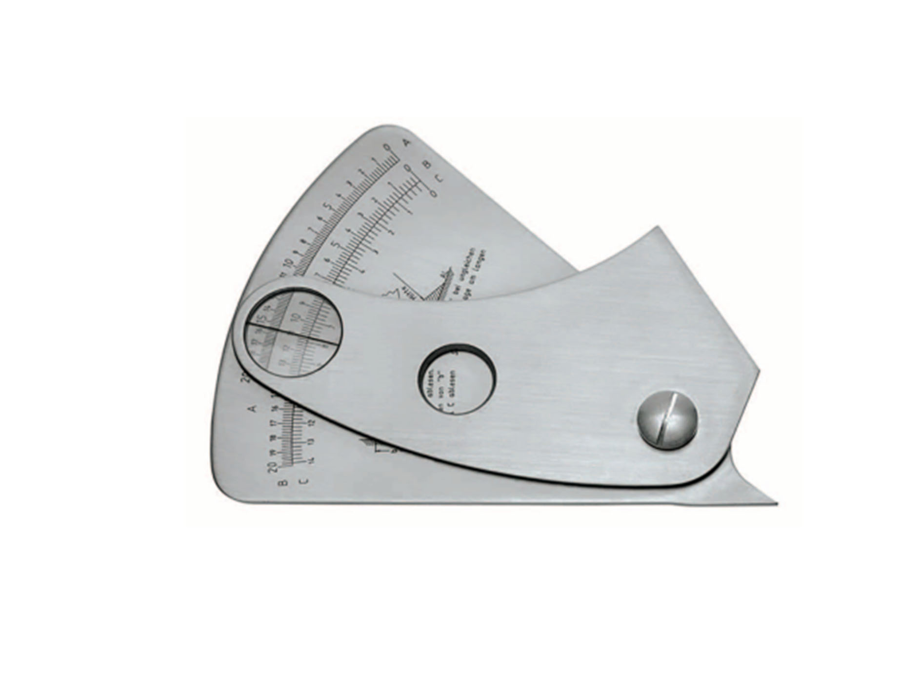 20mm Universal Weld Gauge Stainless Steel 0.2mm Reading - Metav IndustryLine
