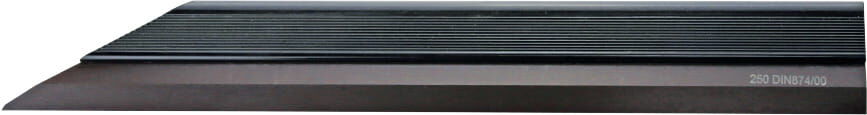 150mm Haarlineal, schwarz bruniert, DIN 874/00, gehärtet und geschliffen, 0,17 kg - Metav IndustryLine