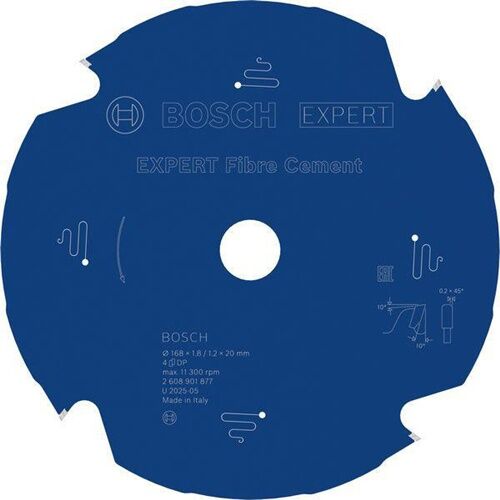 fibre cement disc, cutting wheel, abrasive disc, diameter 180 mm, bosch expert