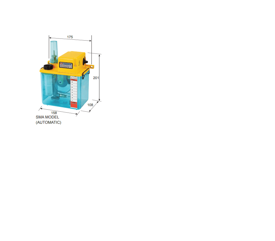 3 Kg/cm², 2l Schmiermittelpumpe, Frequenz einstellbar jede 5/10/15/30/60min, elektrisch und automatisch - Vertex