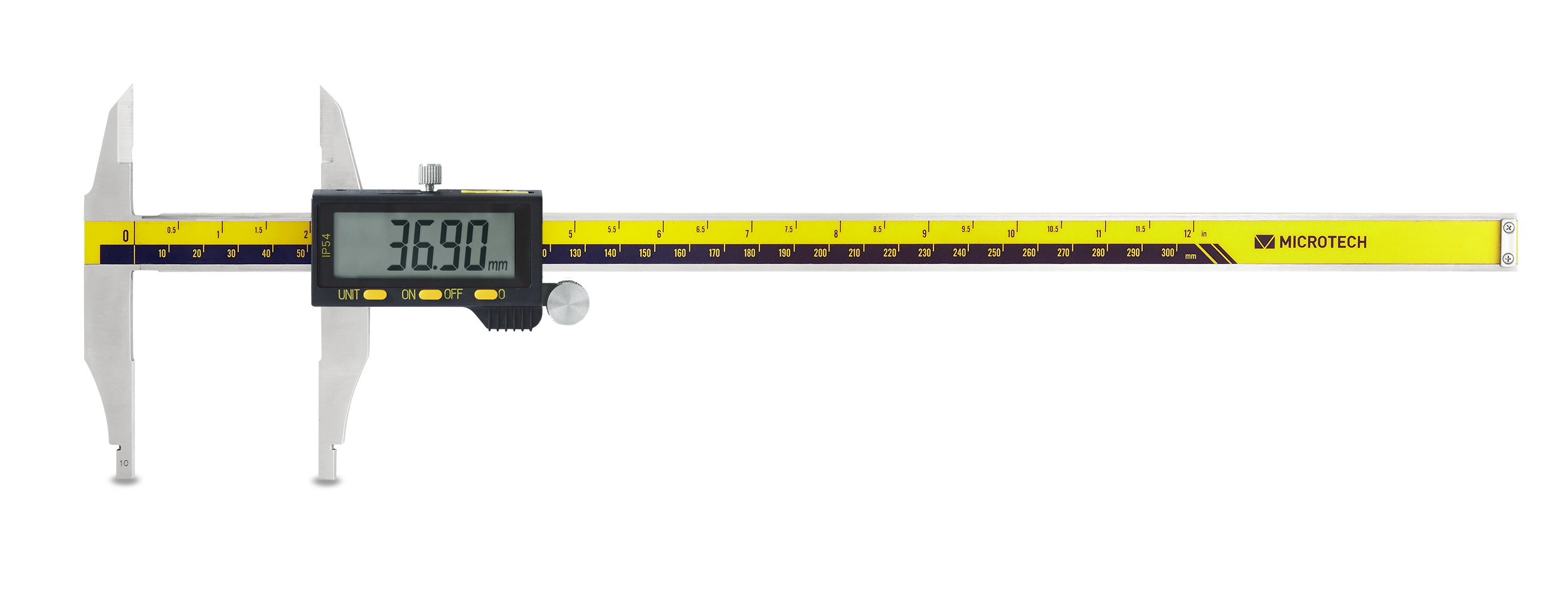 300mm Digitaler Präzisionsmessschieber, 0,01mm, IP 54, Wireless, ISO 17025 Kalibriert - Microtech Metrology