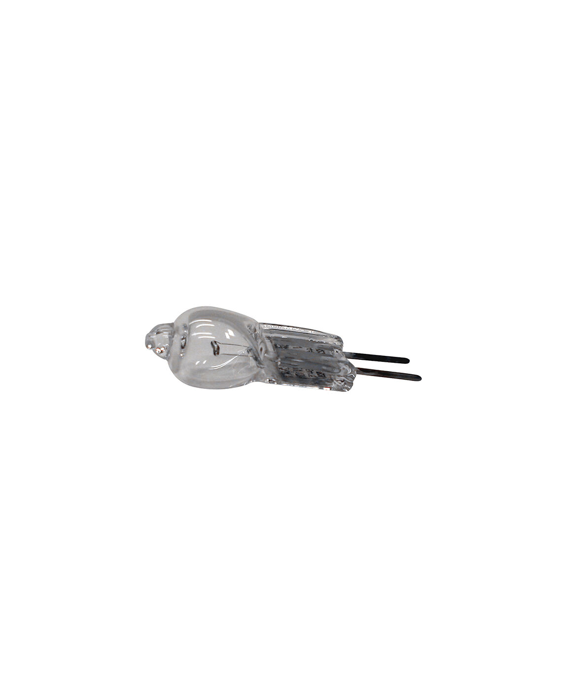 Halogenlampe auf weißem Hintergrund.
