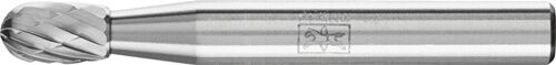 Pferd Frässtift Hartmetall Tropfenform (TRE) D.6mm, Kopf-L.10mm, Schaft-D.6mm, Zahnung 3 PLUS, DIN 8033