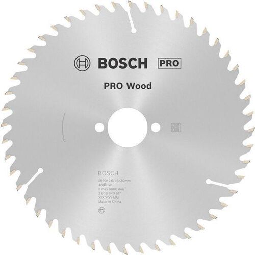 Kreissägeblatt, Sägeblatt, Holzzuschnitt, Mittelloch, Bosch Pro Wood