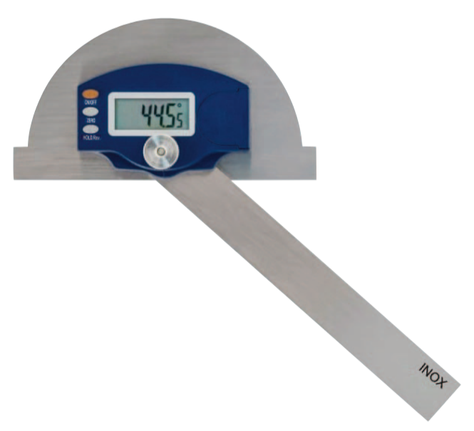 180° Digital-Gradmesser INOX, 0,05° Ablesung, rostfreier Stahl, Feststellschraube - Metav IndustryLine