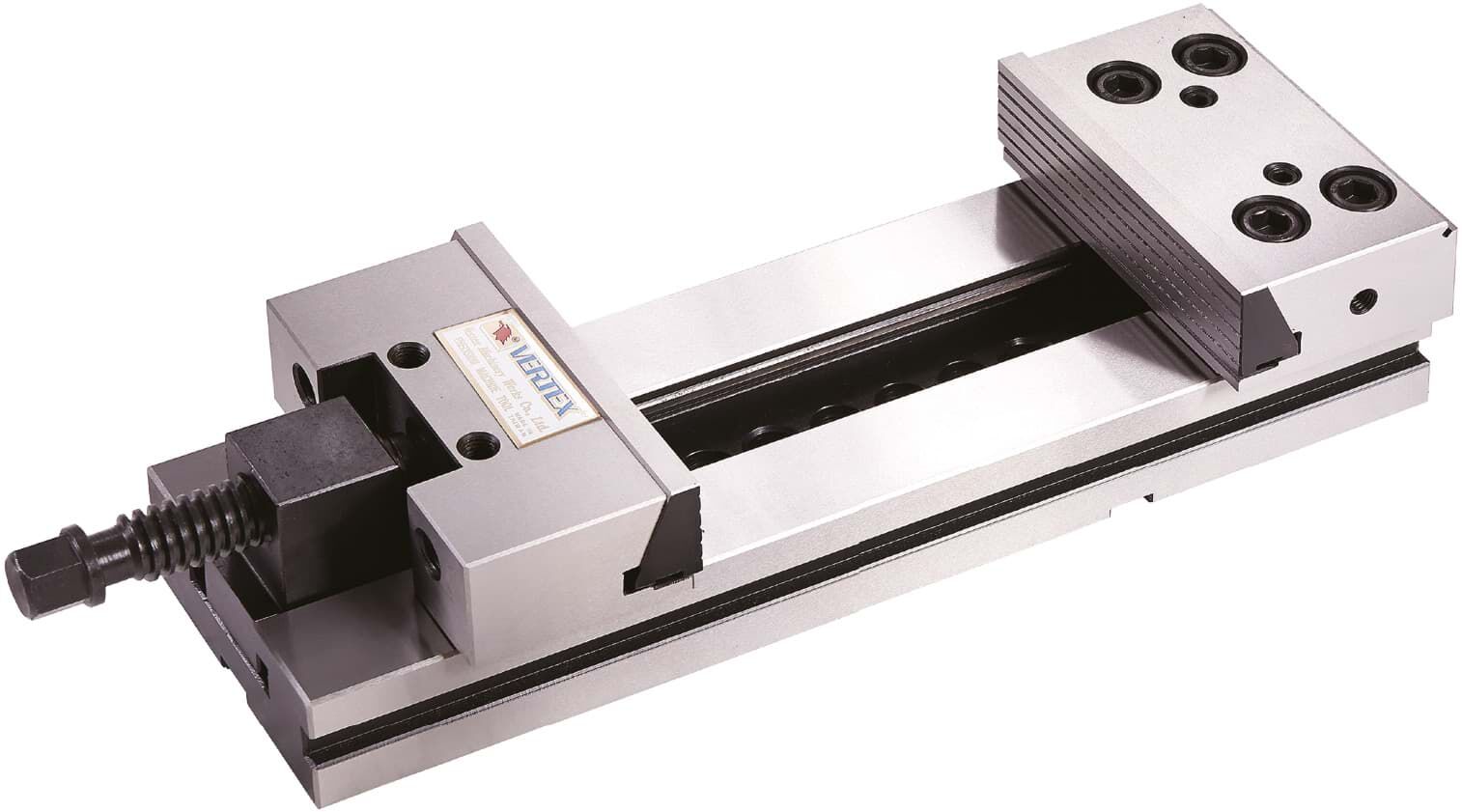 0-100 mm Präzisions Maschinenschraubstock, 900 kgf, modular, wahlweise hydraulisch, legierter Stahl - Vertex