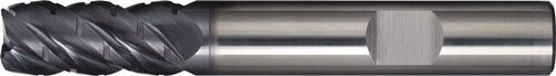 Schaftfräser DIN 6527L Typ NF-UNI D.16mm VHM TiAlN 45Grad HB Z.4 lang TECWERK