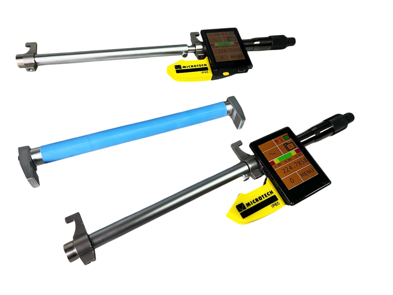 handhelder Scanner, digitales Messgerät, Instrumentensonde, Messstab, Industrielles Gerät