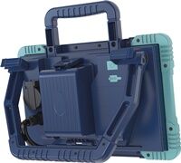 Koffer, Gehäuse, Kunststoff, blau, Transportcase