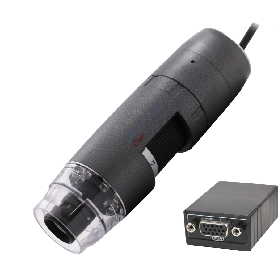 AM5216TF USB Handmikroskop, 10x~70x, 1280x720, 60 fps, Extra Lang Arbeitsabstand, 8 weiße LEDs, VGA, Kunststoff - Dino-Lite