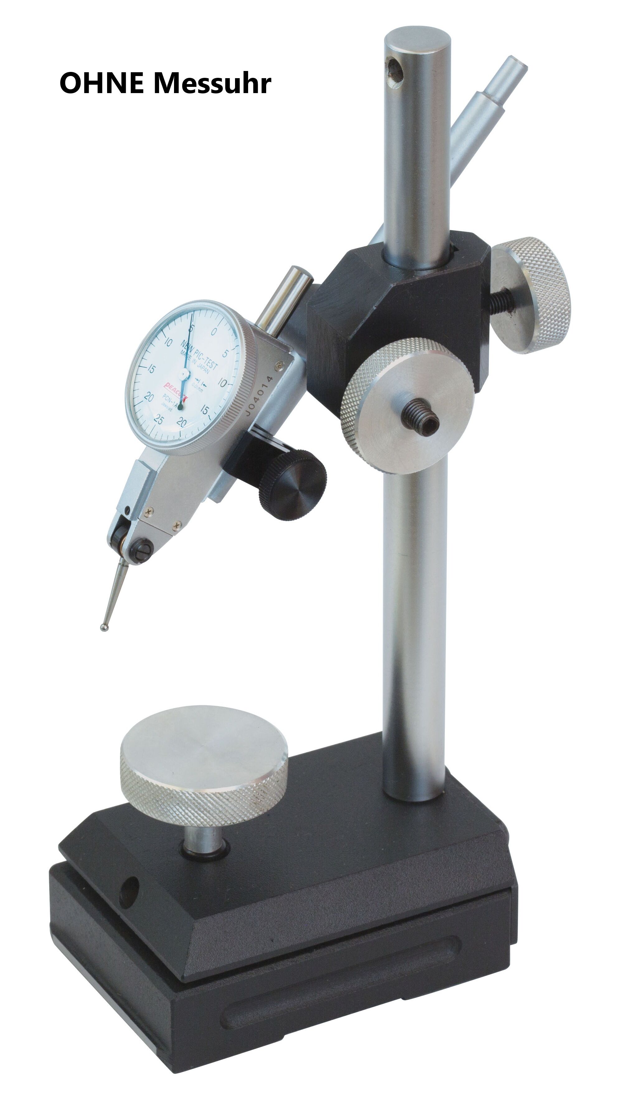 120mm Messstativ mit feiner Neigung, Ø14,5x190 Säule, Schwalbenschwanzklemmung, Kasten - Filetta