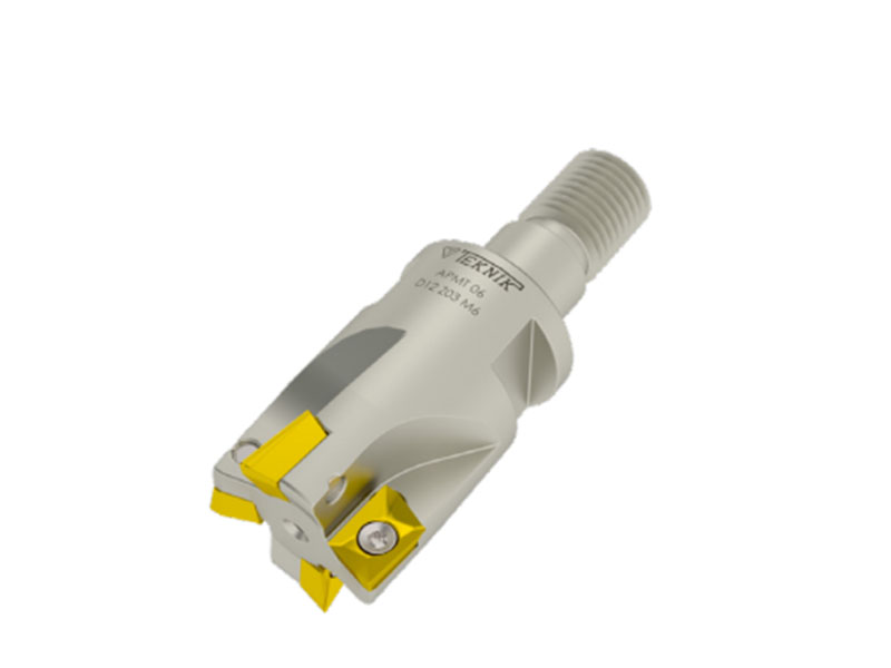 20mm Einschraubfräser für APMT 0603 Wendeplatten, 5 Schneiden, M10 Gewinde - Teknik Makina