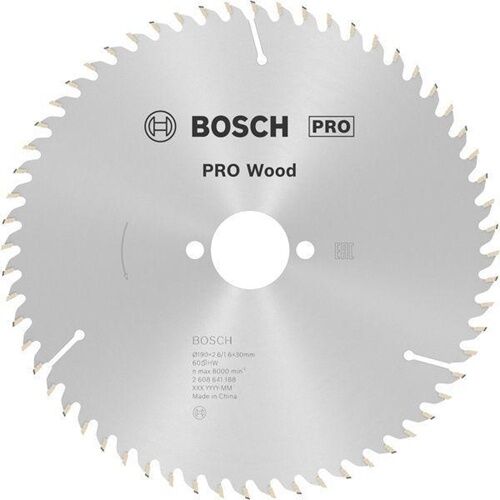 circular saw blade, wood cutting, steel blade, Bosch Pro, metal teeth