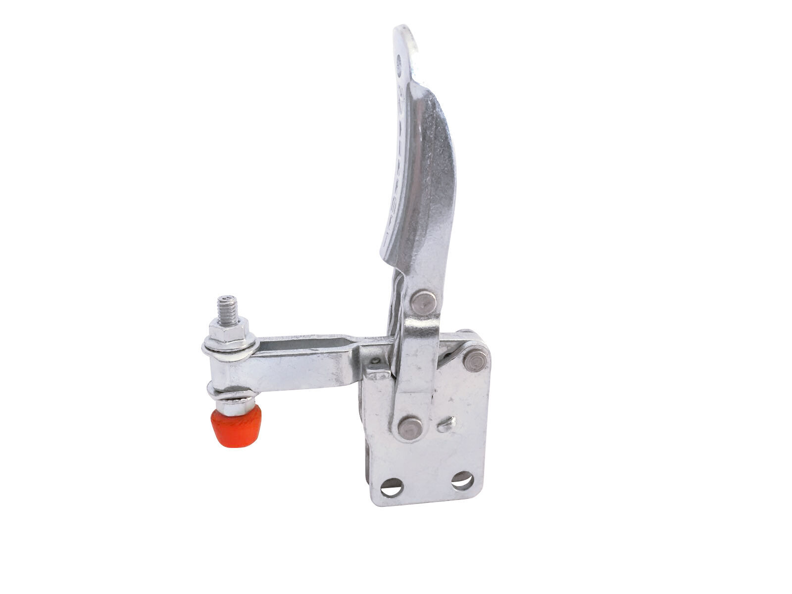 Kukamet Vertikalspanner 212: Verzinkter Hebelspanner mit massivem 112mm Haltearm, Seitenansicht