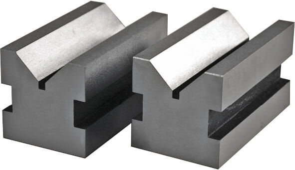 150 mm Prismenpaar, 90° Einschnittwinkel, Welle Ø8–55 mm - Metav IndustryLine