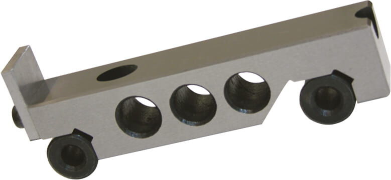 0-60° Sinuslineal 100 mm, mit Tabelle und Stützzylindern, Stahl gehärtet - Metav IndustryLine