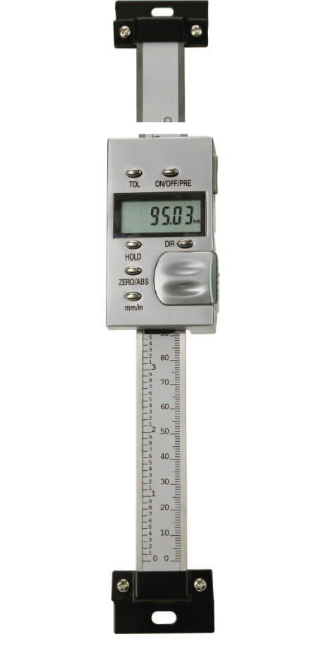 150mm Digital Einbaumessschieber senkrecht, 0,01mm, DIN 862 - Metav IndustryLine